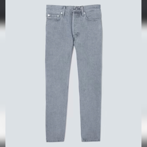 Everlane Rigid Slouch The Relaxed Fit Straight Jean Grey Women's 27 NWT - Picture 4 of 13